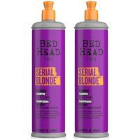 Tigi Serial Blonde 'Shampoo' For Damaged Blonde Hair 600ml, 2 Pack in Purple