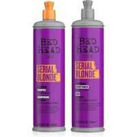 Tigi Serial Damaged Blonde Hair 'Shampoo & Conditioner', 600ml in Purple