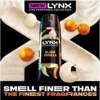 Lynx Fine Fragrance Black Vanilla Bundle Premium Body Wash,Spray & Stick for Men
