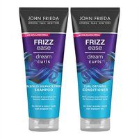 John Frieda Frizz Ease Dream Curls Bundle 'Shampoo & Conditioner', 250ml in Purple