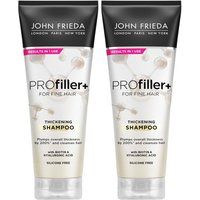 John Frieda 'Profiller+ Shampoo' 250ml for Strengthened & Nourished Hair in White