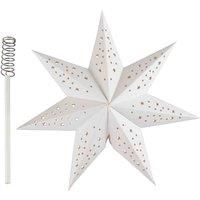 Ginger Ray White & Gold 3D Paper Star Christmas Tree Topper Decorative Accessory