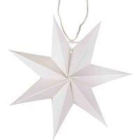 Ginger Ray 3D White Paper Star Christmas Tree Hanging Decorations 5 Pack