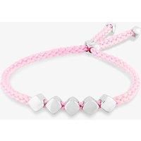 Rosa Lea Pink Cord Cube Toggle Bracelet AM-2THB034004