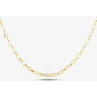 9ct Yellow Gold 16 Inch Oval Belcher Chain HOB100-16