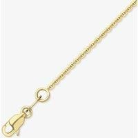 9ct Yellow Gold 18-Inch Square Trace Necklace CN754-18