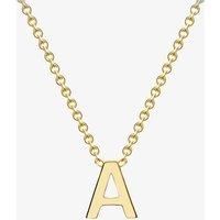9ct Yellow Gold Mini Initial A Necklace 1.19.0150