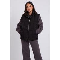 Urban Bliss Women's Clean Padded Gilet in Black | Size: 14