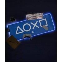 Playstation Light Up Desk Mat 80x30cm USB Gaming Gift Paladone