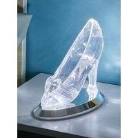 Cinderella Glass Slipper Light Officially Licensed Disney Princess Night Light, Magical Glow Mode and Standard Lighting, Collectors Gift | Paladone