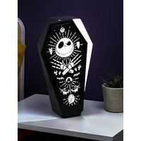 Nightmare Before Christmas Coffin Light Officially Licensed Disney Night Light Spooky Halloween Decor, Moody Accent with Two Light Colors, Idea Gift for Movie Fans | Paladone