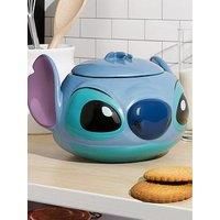 Stitch Cookie Jar - Officially Licensed Disney Shaped Container with Lid, Ideal for Storing Biscuits and Dry Goods, Novelty Disney Kitchenware | Paladone