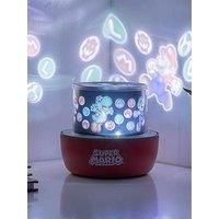 Paladone Super Mario Projection Light - Officially Licensed Nintendo Projector Lamp with Interchangeable Scenes and Mood Lighting, 3 Light Modes, Gaming Room Decor