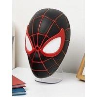 Paladone Miles Morales Spider-Man Mask Light, Wall Mountable or Freestanding LED Lamp, Officially Licensed Marvel Comics Merchandise for Bedrooms, Home and Collectors, Gift Ideas
