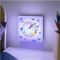 Paladone Bluey Night Light, Stick-On LED Wall Lamp with Auto Sensor and Adjustable Brightness, Battery Powered for Kids/' Bedrooms, Officially Licensed Merchandise