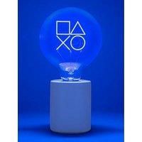 Paladone PlayStation Icons Decorative LED Neon Bulb Lamp - E27 Glass Lightbulb, Officially Licensed Sony Gamer Gift, Perfect for Bedrooms, Homes, Gaming Room Decor, Blue