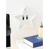 Super Star LED Neon Wall Light, Officially Licensed Super Mario Lamp with Power Cord for Home, Bedroom, Living Space Decor, Gift for Gamers | Paladone