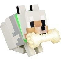 Paladone Minecraft Wolf GloBuddies 3D Colour Changing Light, Officially Licensed LED Night Lamp, Tap to Change Colour, Gaming Merchandise, Battery Powered
