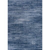 THE RUGS Area Rug Abstract Design Non-shedding Short Pile Living Room Rugs 3800 in Navy | Size: 120cm x 170cm