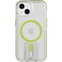 Tech 21 Evo Crystal Kick case for iPhone 15 - Compatible with MagSafe - Impact Protection Case - Lime