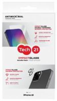 Tech21 Impact Glass – Camera Lens Protector Bundle for iPhone 15