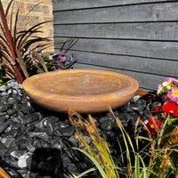 Tranquility Sandstone Babbling Bowl 45cm Natural Stone Solar Water Feature