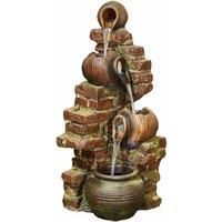 Tranquility Moroccan Pots Mains Powered Water Feature