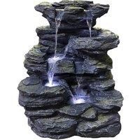 Tranquility Hokah Fals Rock Effect Solar Water Feature