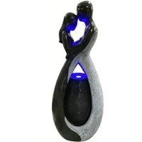 Tranquility Abstract Couple Contemporary Solar Water Feature