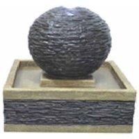 Tranquility Compact Earth Stone Solar Powered Water Feature