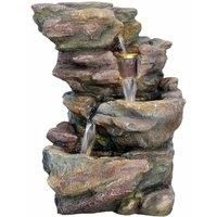 Dacite Solar Powered Water Feature,Waterfall, Water Fountain, Garden Decoration, Garden Feature