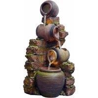 Tranquility Compact Moroccan Pots Solar Powered Water Feature