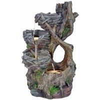 Tranquility Eclipse Solar Powered Water Feature,Waterfall, Water Fountain, Garden Decoration, Garden Feature