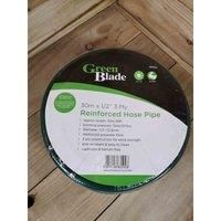 30m Reinforced Garden Hose Pipe / Hosepipe in Green