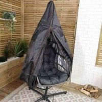 115x190cm Hanging Egg Chair Cover For Garden Egg Chair Swing Seats Waterproof