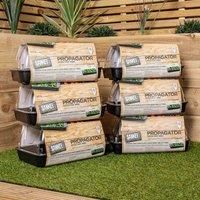 6 x 38cm Unheated Seed Starter Tray Grostart Midi Propagator Indoor Planter
