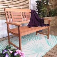 Samuel Alexander Hawkshead 2 Seater Outdoor Wooden Garden Patio Bench