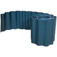 12cm x 6m Plastic Corrugated Lawn Garden Edging Border in Green