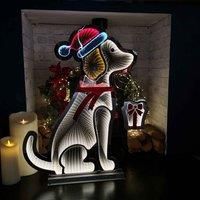 Choice of 32 Designs of LED Light Up Christmas Infinity Light Decorations