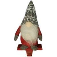 30cm Plush Gnome Gonk Christmas Stocking Holder Decoration with Red Body