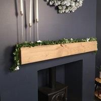 Choice of Colour 2m Holly Garland Christmas Decoration with Red or White Berries