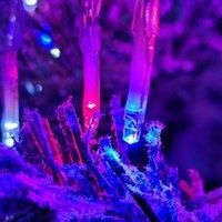 12.4m 960 LED Premier Cluster Christmas Lights with Timer in Red, White & Blue