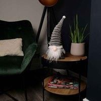 Choice of Colour: 40cm Plush Christmas Gonk Grooved Hat in Red, Grey or Pink