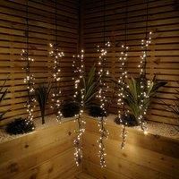 Set of 6 Drop Tree Multi-Action Christmas ClusterBrights with 384 Warm White