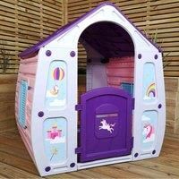 Samuel Alexander 1.09m Purple Kids Indoor Outdoor Plastic Wendy House Unicorn Magical Playhouse