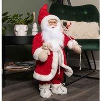 Samuel ALEXANDER 60cm Red Standing Jumbo Papa Noel Santa Claus Indoor Decoration