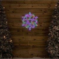 57cm Digital Light up Christmas Snowflake with Remote Control & Timer Function