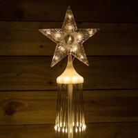 2.5m Light up Christmas Cone Tree with 320 Warm White LEDs and Timer Function