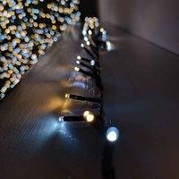 400 LED 40m Indoor Outdoor Christmas Multi Func Battery Lights Cool & Warm White