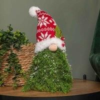 Choice of Design: 31cm Red and White Christmas Tree Gonk Snowflake or Stripe Hat